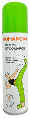 Аэрозоль КОМАРОФФ от комаров 150мл