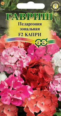 Пеларгония Герань Капри F2 зональная* 4 шт.