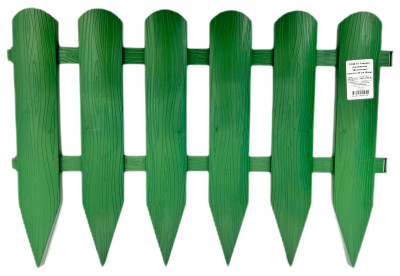 Садовое ограждение Штакетник 40см Хаки