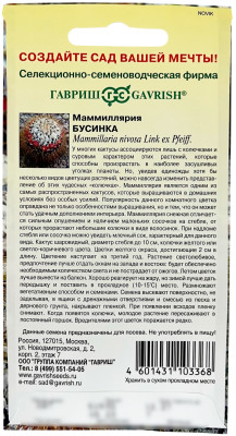 Маммиллярия Бусинка 2шт