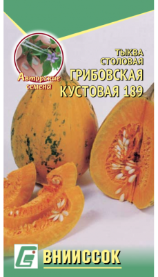 Тыква Грибовская кустовая 189 Внииссок