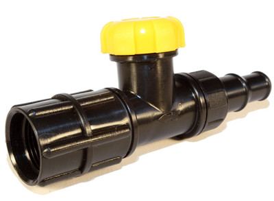 Кран водопроводный пластмассовый КВ-20М-СШ