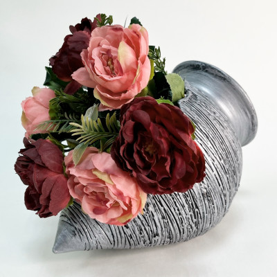 Кашпо Амфора лежащая 22*15*14см керамика