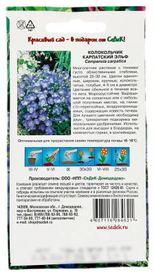 Колокольчик КАРПАТСКИЙ ЭЛЬФ СеДеК описание