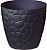 Горшок для цветов Камни 1,4л Ротанг коричневый М3172