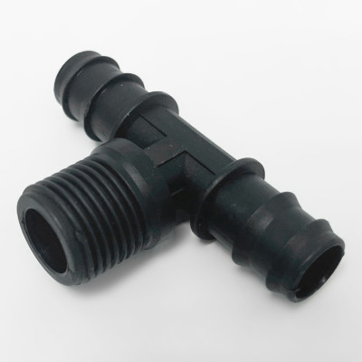 Соединитель-тройник 1-2 с резьбой