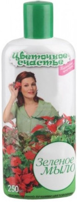 Мыло зеленое 250мл Цветочное счастье