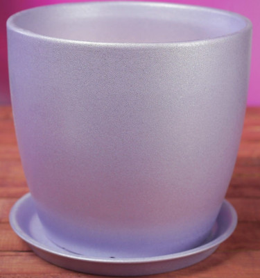 Кашпо Паутина перламутр на сиреневом из 3-х ЖЖ84325