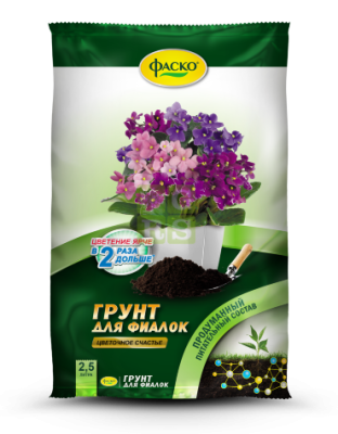 Грунт Цветочное счастье для Фиалок 2,5л