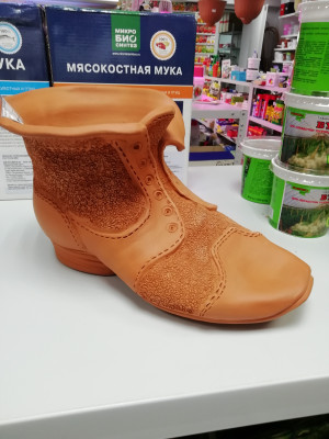 Кашпо Башмак керамика Кунгур Кашпо Башмак керамика Кунгур