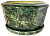 Горшок для цветов Горшок №30 зеленый керамика