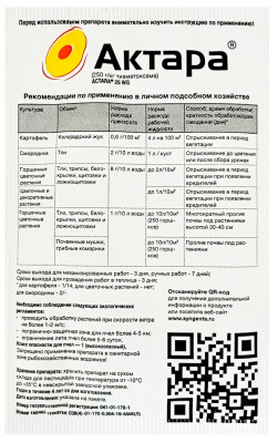 Актара 4г описание