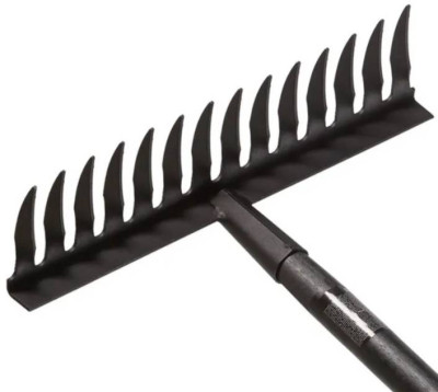 Грабли 14 зубые с черным черенком 1705-Ч