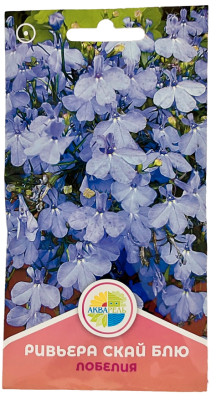 Лобелия ривьера скай блю АКВАРЕЛЬ