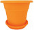 Горшок для цветов Розмарин оранж. 0,5л
