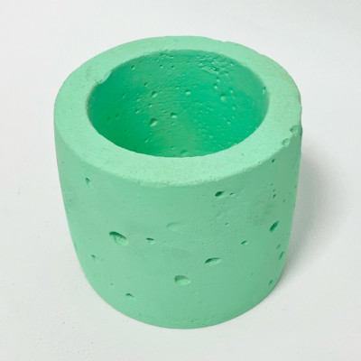 Кашпо Цилиндр зелёное (2)