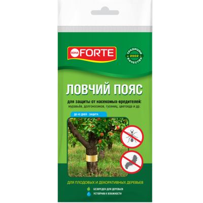 Ловчий пояс Бона Форте от садовых вредителей