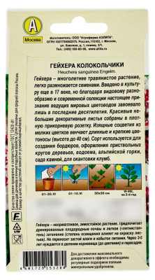 Гейхера колокольчики АЭЛИТА описание Гейхера колокольчики АЭЛИТА описание
