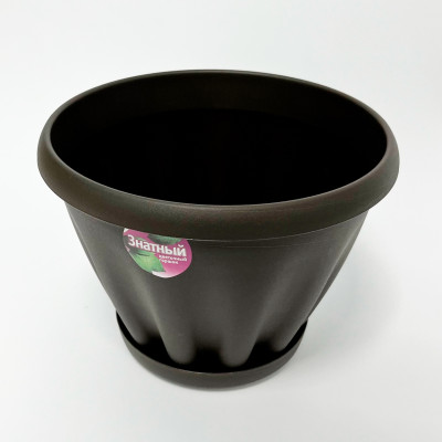 Горшок для цветов Знатный 3,9л шоколад