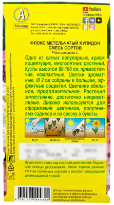 Флокс метельчатый КУПИДОН смесь сортов АЭЛИТА описание
