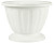 Горшок для цветов Пальмира 3,5л белый с подст. М1400