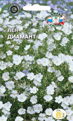 Лен многолетний Диамант белый