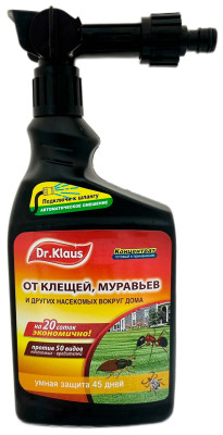 Эжектор Dr. Klaus (концентрат) от клещей, муравьев 1л