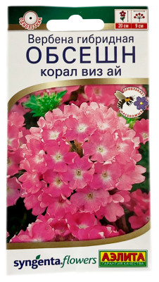 Вербена гибридная ОБСЕШН корал виз ай АЭЛИТА