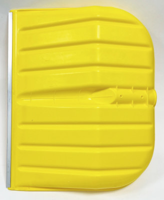 Лопата снеговая Батыр пластмассовая 480*400мм цветная с алюмин. кромкой