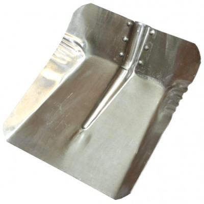 Лопата снеговая Вьюга №1 428*490мм с оцинк.планкой