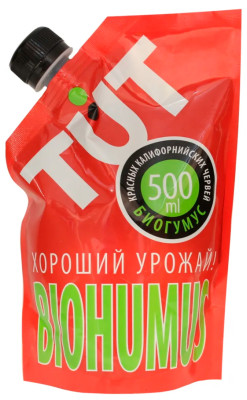 Биогумус TUT 0,5л Хороший урожай дой-пак