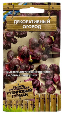Декоративный огород капуста РУБИНОВЫЙ ГУРМАН ПОИСК