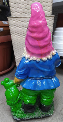 Скульптура садовая гипс ГНОМ большой