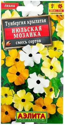 Тунбергия крылатая ИЮЛЬСКАЯ МОЗАИКА смесь сортов АЭЛИТА