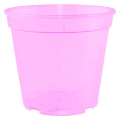 Горшок для цветов дренажный 11*8см розовый