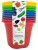 Горшок для рассады круг 11*8,5см Color набор 10шт