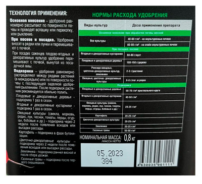Бона Форте Удобрение Универсальное TURBO с кремнием 1л