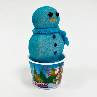 Травянчик Конверт новогодний Снеговик