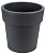 Горшок для цветов Тубус 1,1л 150мм М3164 графит