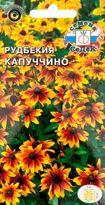 Рудбекия Капуччино (волосистая, оранжево-красная)