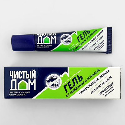 Чистый дом ГЕЛЬ от тараканов и муравьев 35г (2)