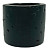 Кашпо Цилиндр чёрное
