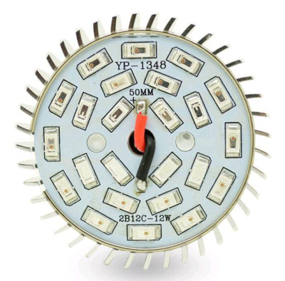 Лампа для растений Био 20W 8 синих + 16 красных 450nm 660nm E27