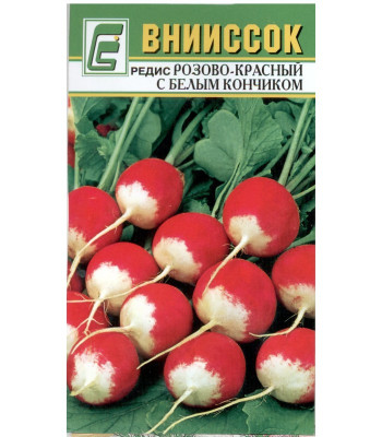 Редис Розово-красный с белым кончиком 3г