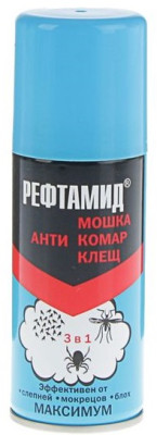 Репеллент Рефтамид Антимошка максимум 100мл.