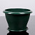 Горшок для цветов Гамма 19см 2,0л малахит с подд.