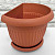 Горшок для цветов Ливия настенная с поддоном 5,5л