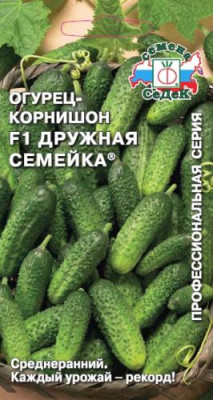огурец Дружная семейка F1  з/г (Евро, 0,2) огурец Дружная семейка F1  з/г (Евро, 0,2)