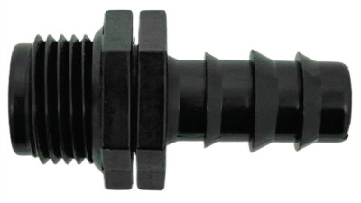 Адаптер для капельной трубки 16 мм с наружной резьбой 1-2 AD 7210