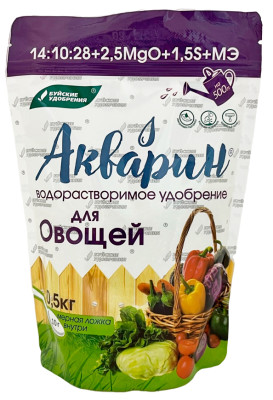 Удобрение Акварин для Овощей 500г дой-пак Буйский Химзавод
